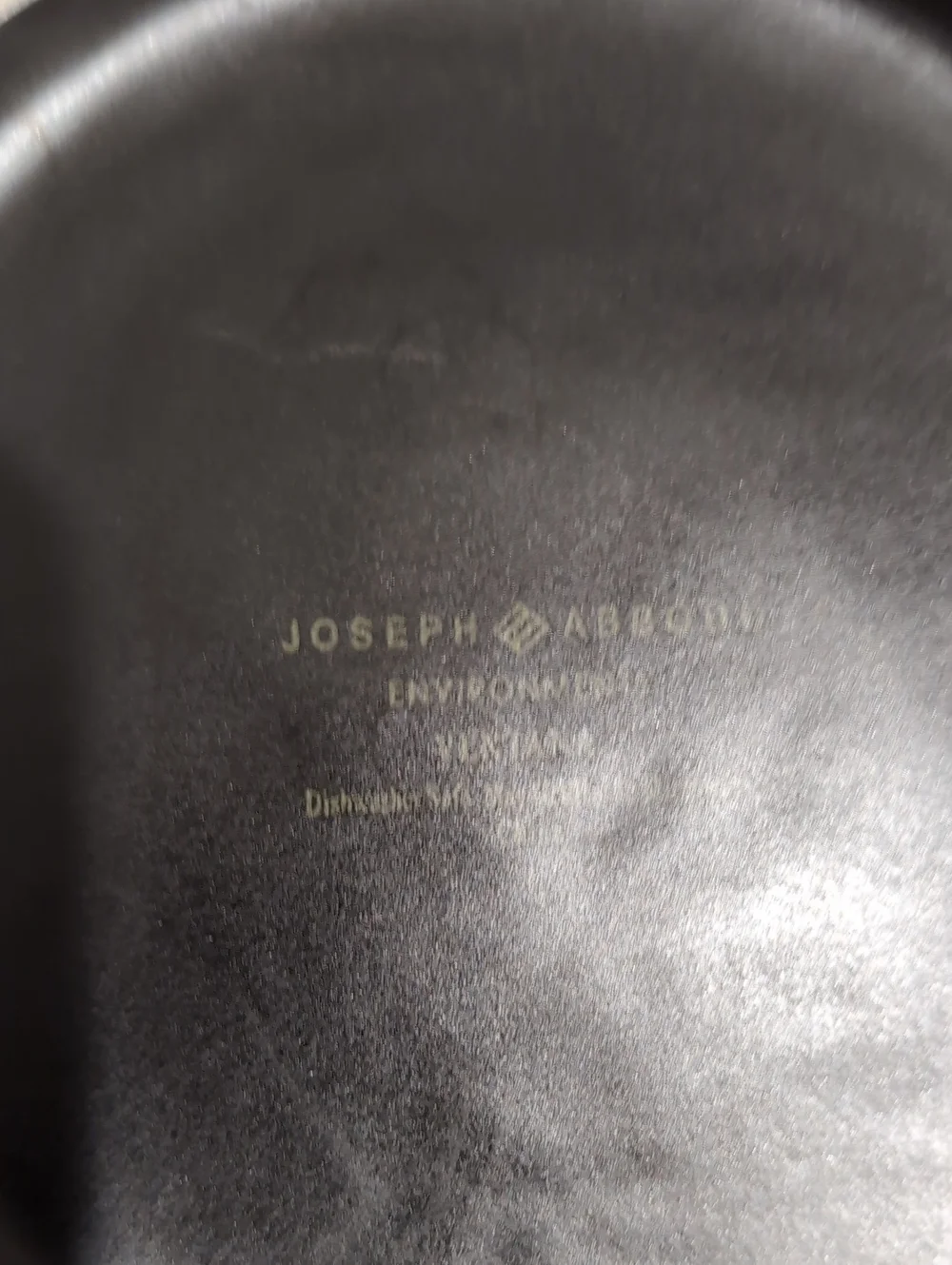 Two Joseph Abboud Ventana Hand Painted Dinner Plates 11.5